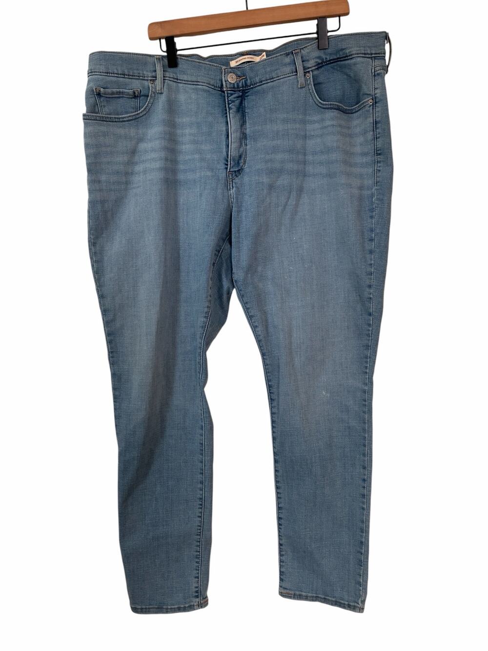 Levis Womens Light Wash 311 Shaping Skinny Denim Jeans Size 22W